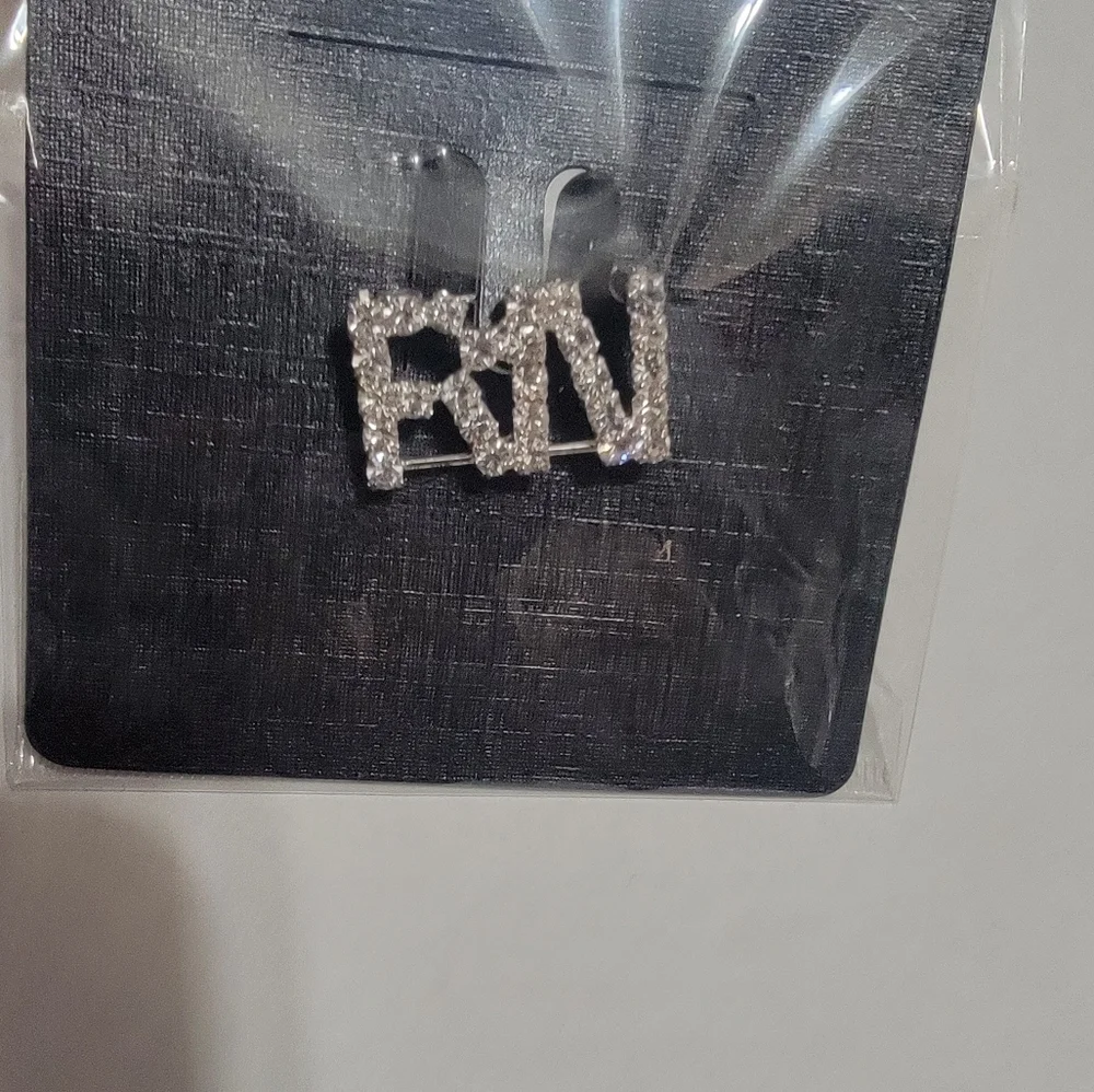 Rhinestone Brooch Set Gift Medical Nurses RN CNA LVN 16 Pcs